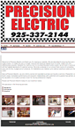 Mobile Screenshot of precisionelectricusa.com
