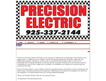 Tablet Screenshot of precisionelectricusa.com